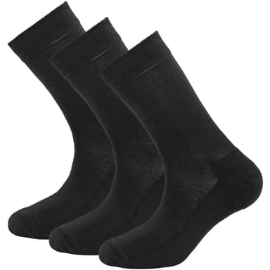 DEVOLD Daily Merino Medium Ullsokk - black